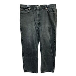 Levi's‎ 550 Relaxed Fit Black Washed Denim Jeans Mens Size 40x30